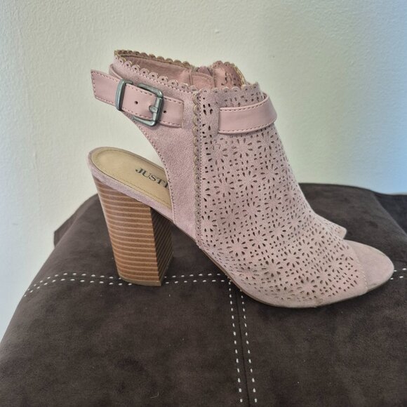 Pink Cut Out Booties - Picture 3 of 11